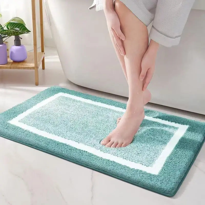 Tappetino Da Bagno In Finto Cashmere Assorbente Per WC E Porta Del Bagno Ad Asciugatura Rapida
