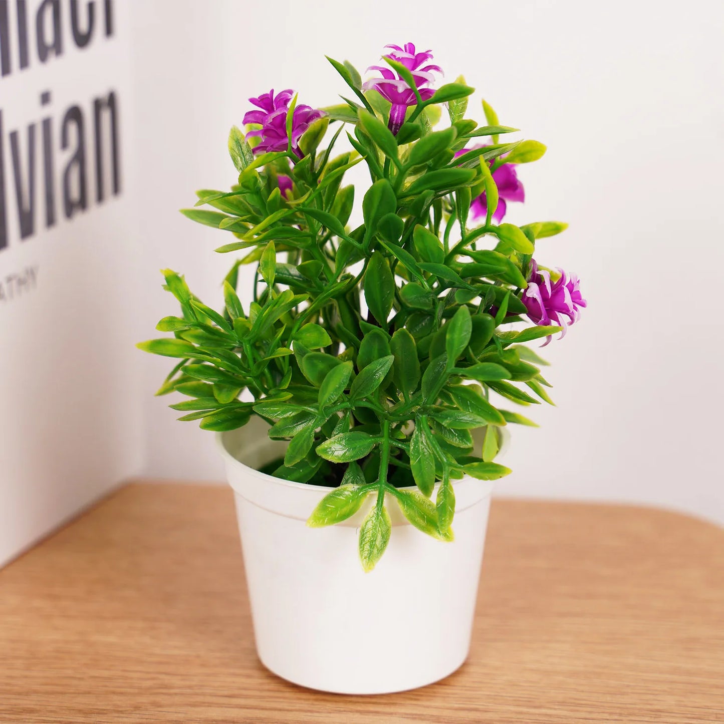 Piante Artificiali Bonsai Finti In Vaso Per Tavolo Ufficio Decorazione Scrivania Giardino Elegante