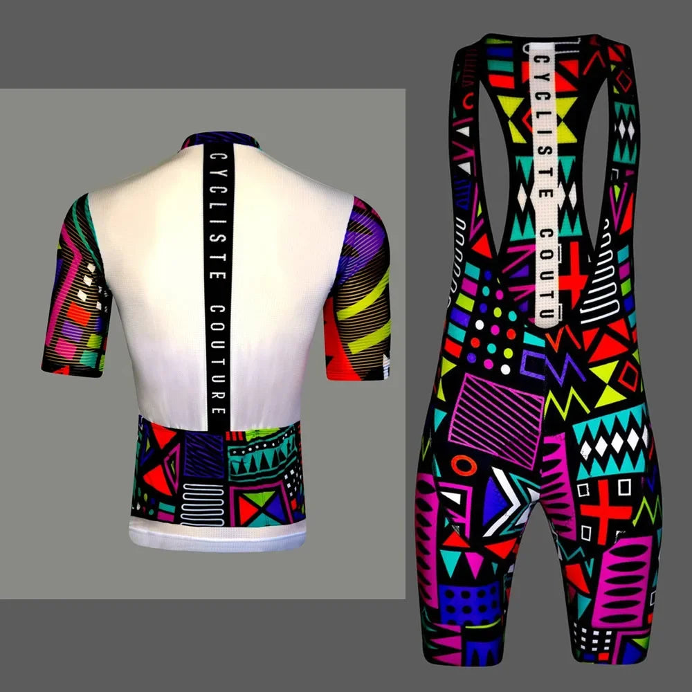 Maglia Da Ciclismo Professionale Da Uomo Manica Corta Set Uniforme Estiva Per Bici Da Strada Con Protezione UV