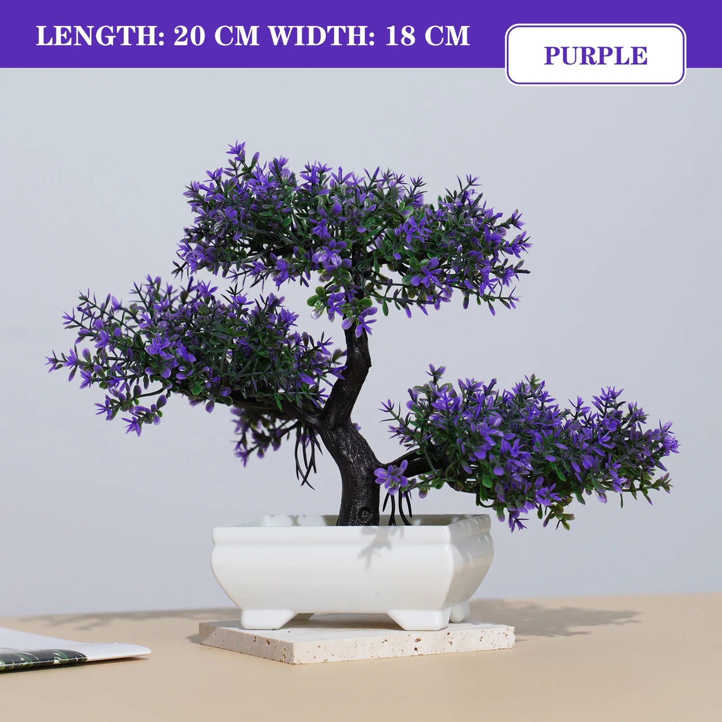 Piante Artificiali Bonsai Piccolo in Vaso Decorazioni per Casa Hotel Giardino Tavolo Fiore Finto