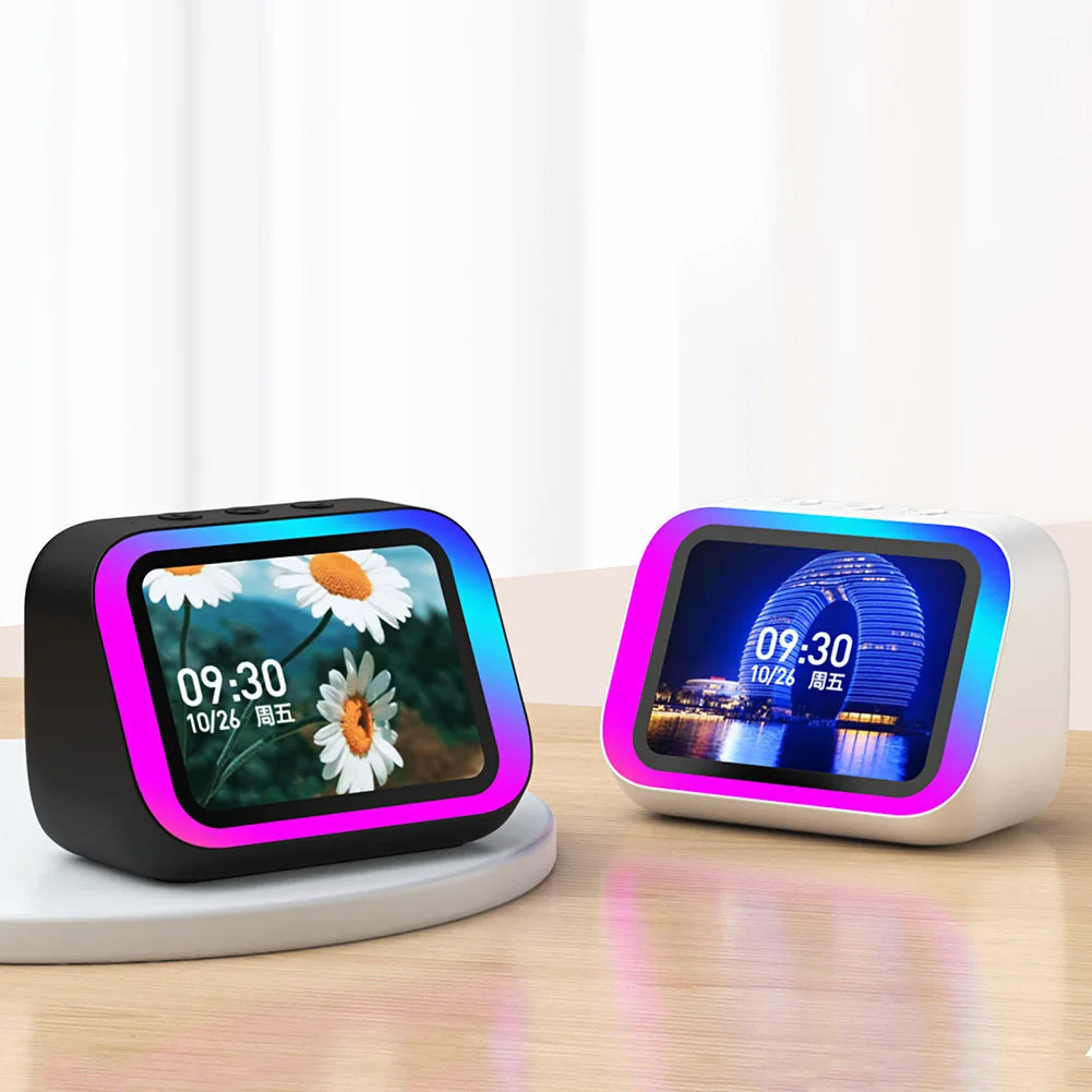 Altoparlante Bluetooth Portatile Con Sveglia E Assistente Vocale Per Camera Da Letto Con App Integrata