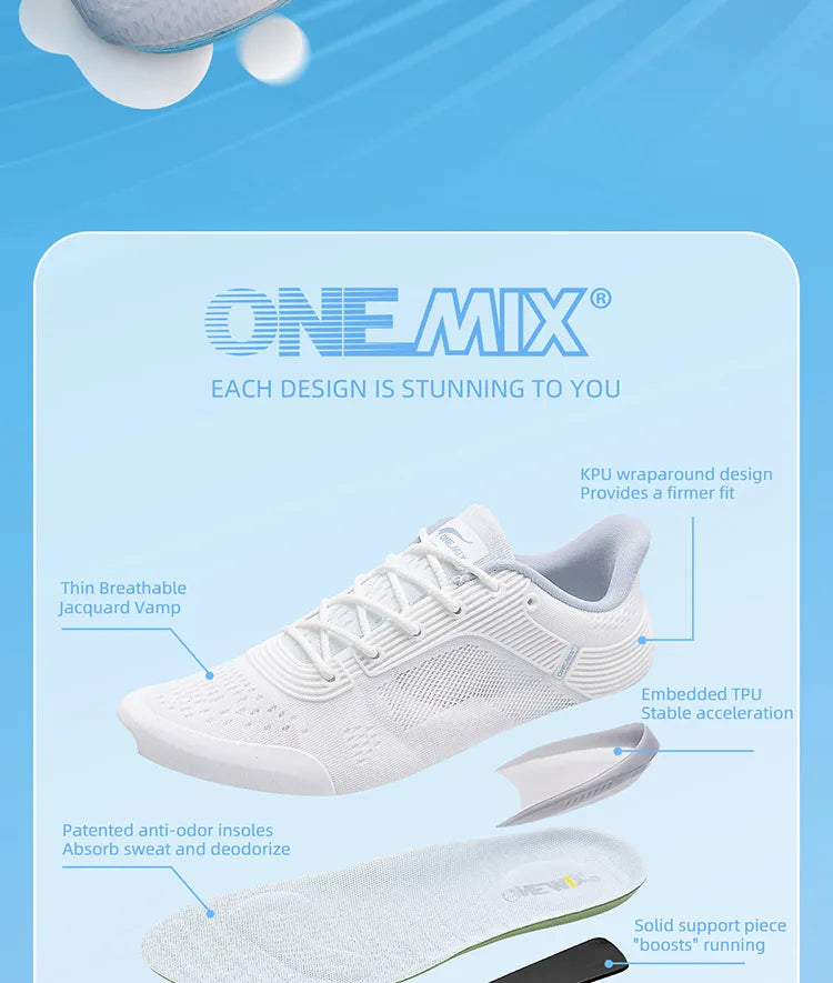 Onemix Moda 2025 Scarpe Da Corsa Uomo E Donna Cuscino Aria Scarpe Da Ginnastica Per Attività All Aperto Sportive