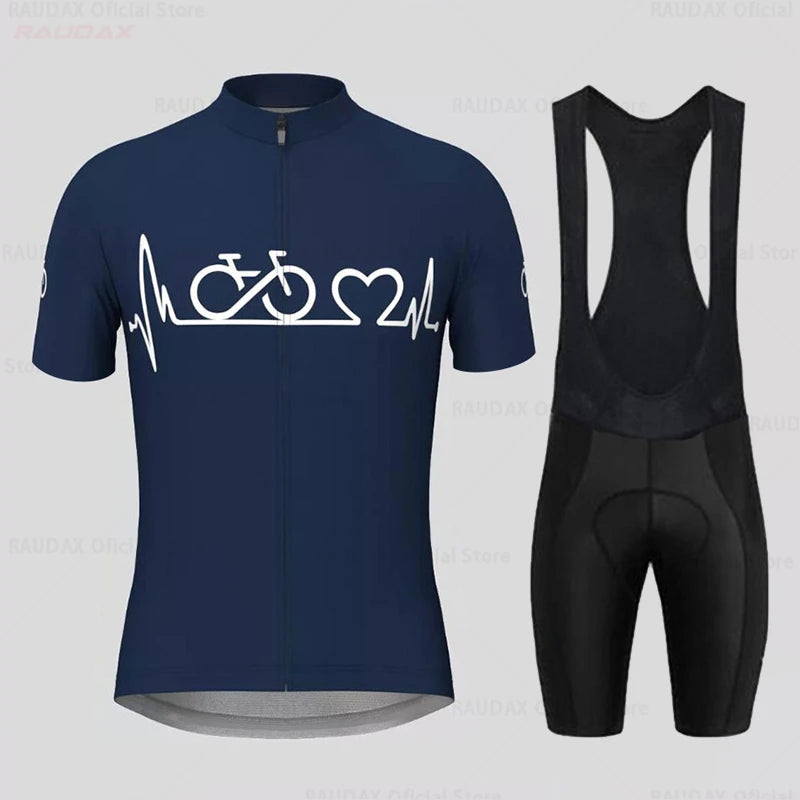Abbigliamento Da Ciclismo Estivo Per Uomo Kit MTB Maglia Da Ciclismo A Maniche Corte Traspirante Per Bici Da Strada