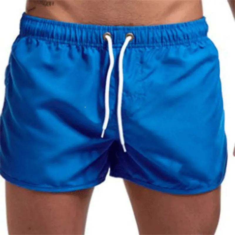 Pantaloncini da Bagno da Uomo Estivi in Microfibra Nylon Spandex Traspiranti Vita Bassa Marca Chyxingye