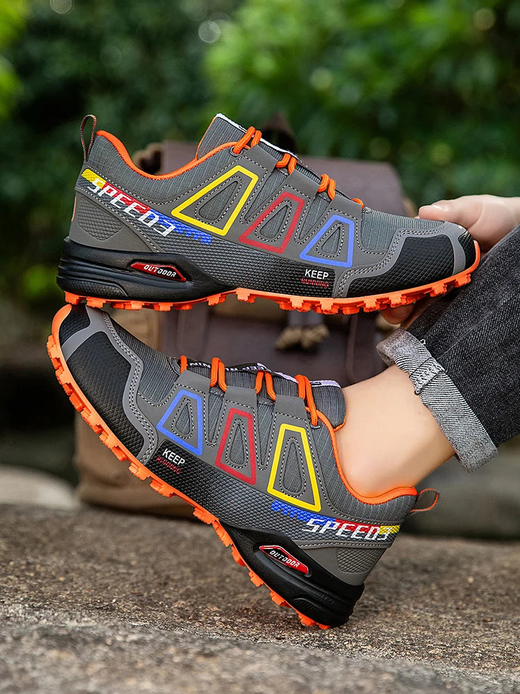 Scarpe Da Trekking Uomo Traspiranti In Rete Antiscivolo Per Terreni Misti All Aperto Resistente All Usura Esterni