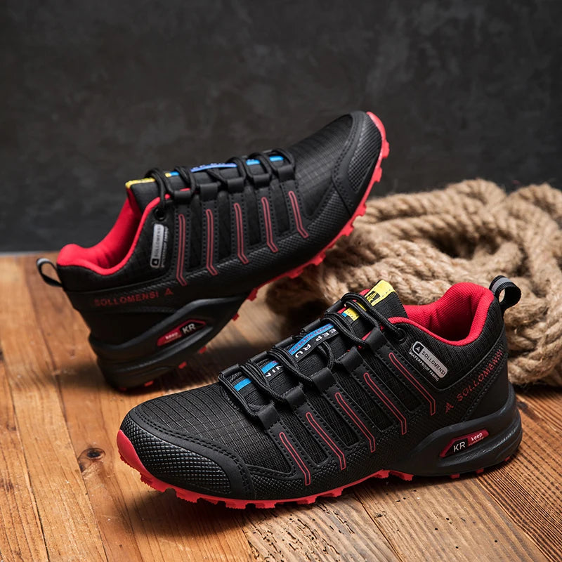 Scarpe Da Trekking Uomo Traspiranti In Rete Antiscivolo Per Terreni Misti All Aperto Resistente All Usura Esterni