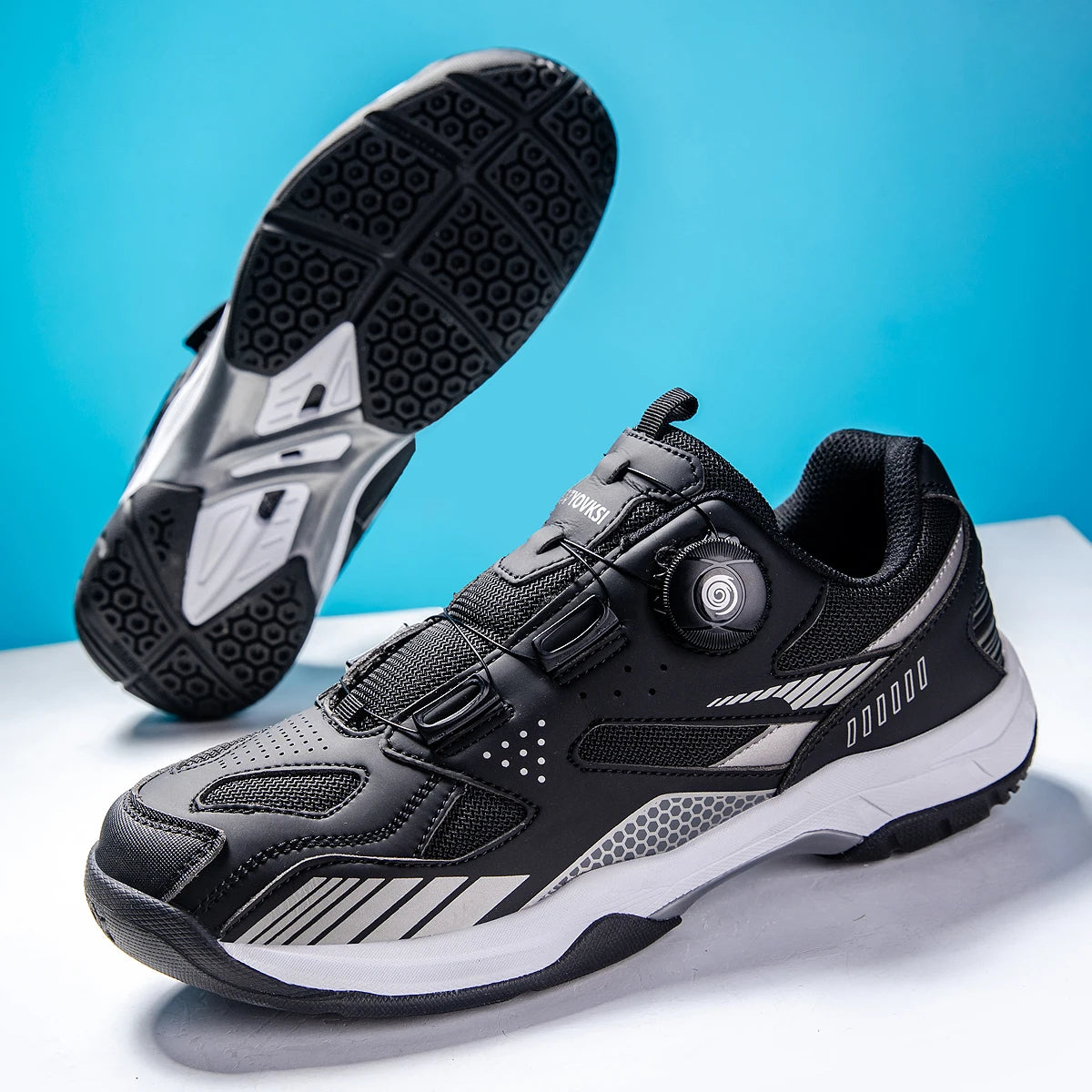 Scarpe Da Badminton Professionali Uomo Donna Antiscivolo Blu Per Tennis Palestra All Aperto Sneakers