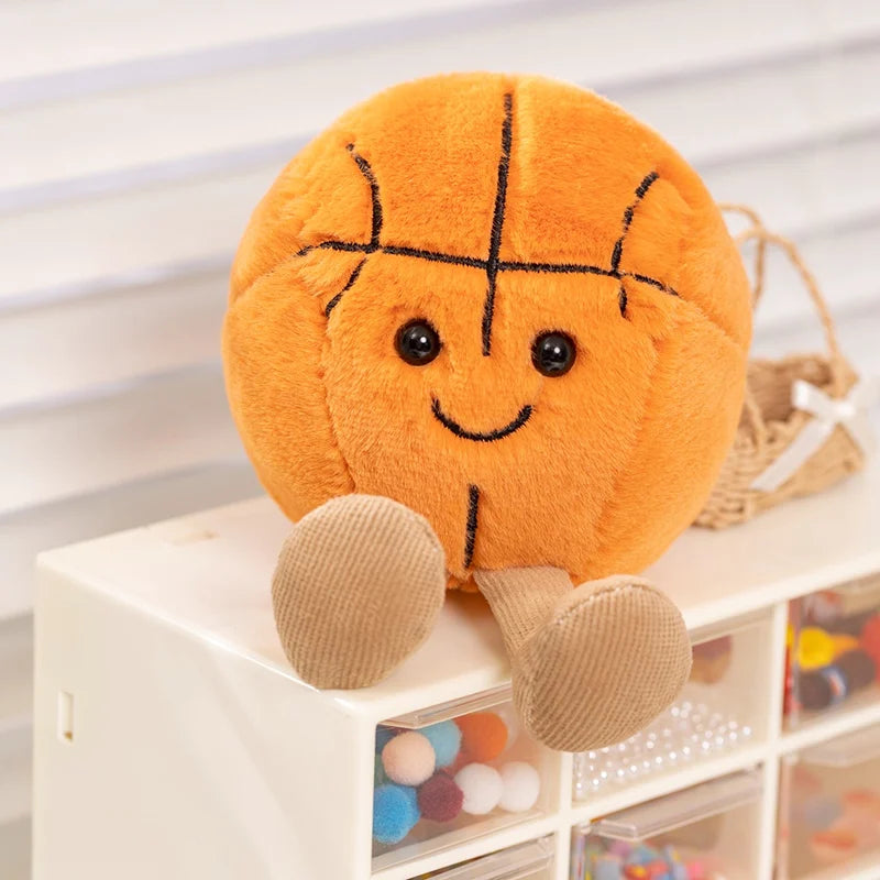 Peluche GDzaccly Sportivi Adorabili Palline Morbide Cuscino Regalo Di Natale Per Ragazzi Basket Calcio Tennis Biliardo