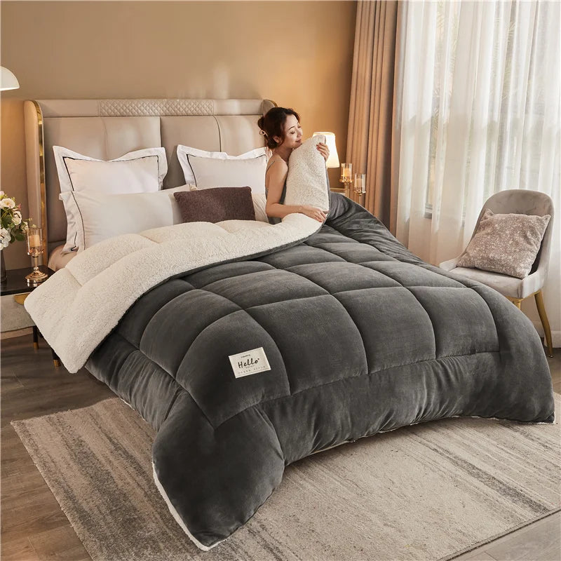 Coperta Ponderata In Pile Invernale Calda E Morbida Antipilling Rettangolare Grado A Per Letto Con Calore