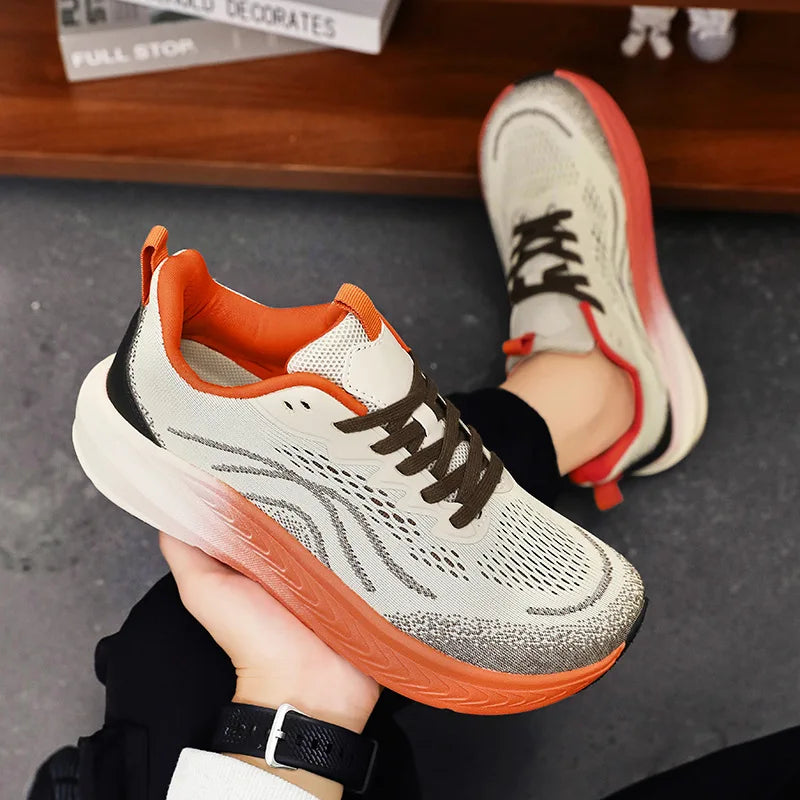 Scarpe Da Uomo Sportive In Mesh Traspiranti Scarpe Casual Moda Taglie Grandi Autunno Inverno Con Suola Piatta In Gomma