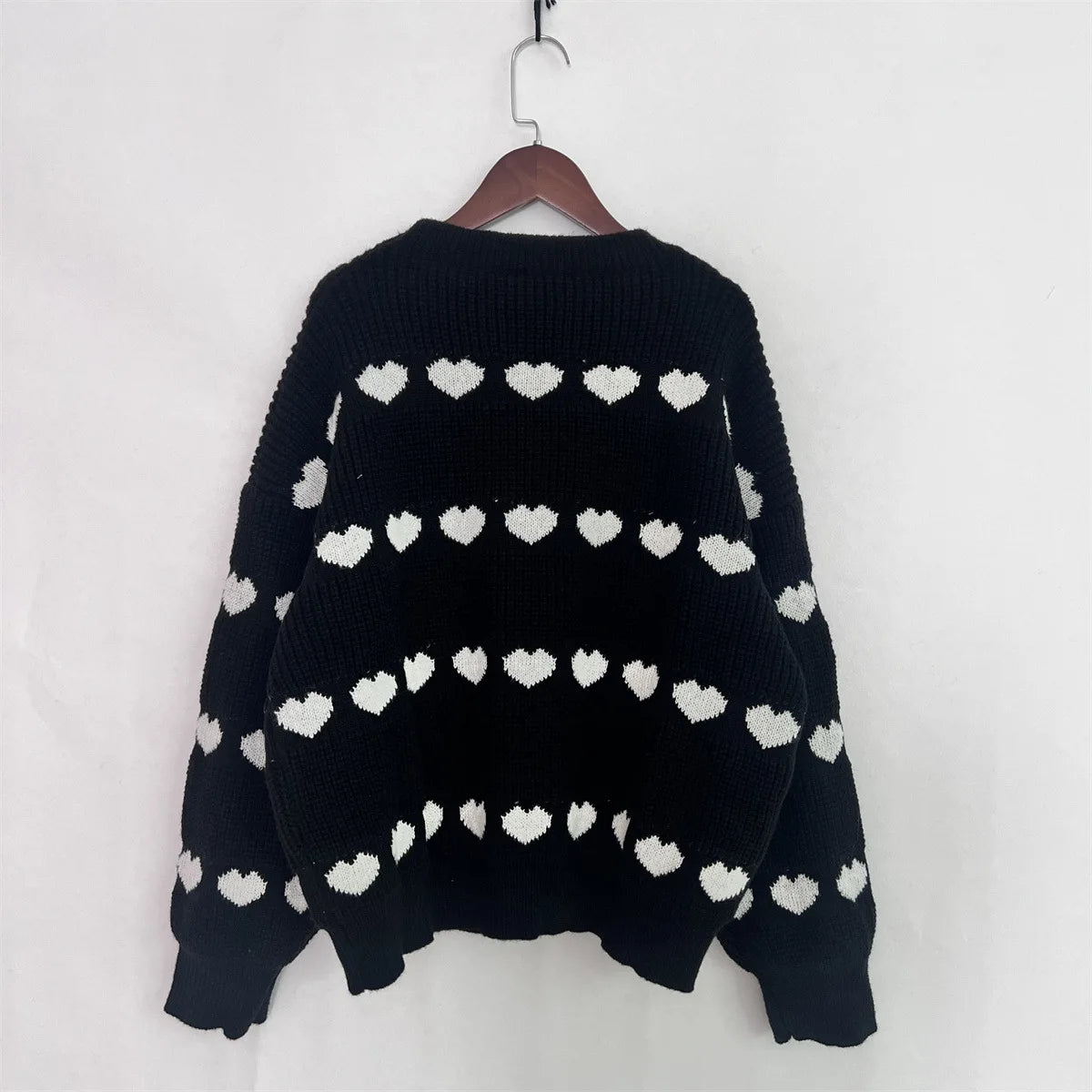 Maglioni Lavorati A Maglia Per Donne In Due Colori Jacquard Collo Rotondo Pullover Trend 2026 Nuovi