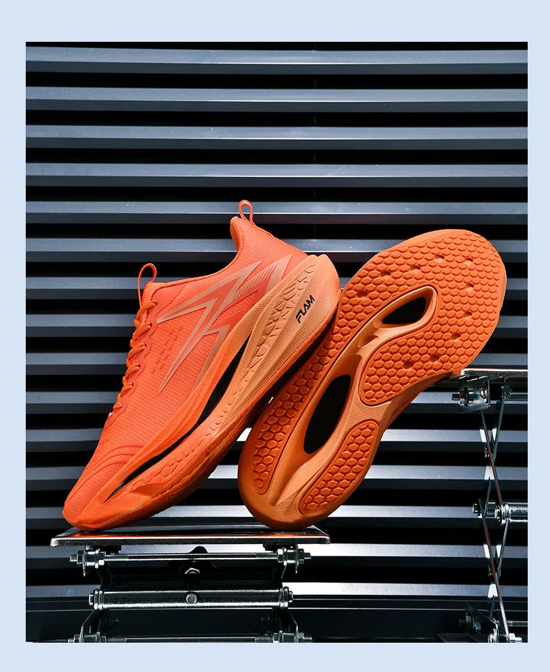 Scarpe Da Corsa Uomo E Donna Leggere Traspiranti Per Maratona Con Bordo In Carbonio Scarpe Sportive Di Tendenza