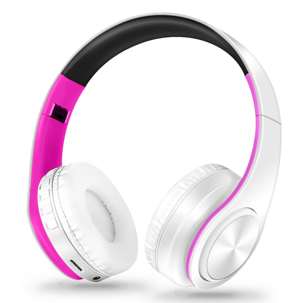 Cuffie Wireless Dorate Bluetooth con Microfono Incorporato Auricolare Stereo Universale per Android e iOS Regalo da Uomo