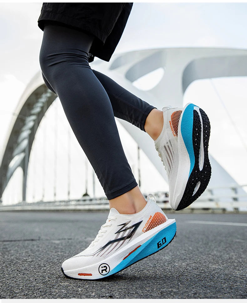 Scarpe Da Corsa Con Piastra In Carbonio Per Maratona Ammortizzanti Da Allenamento Uomo E Donna