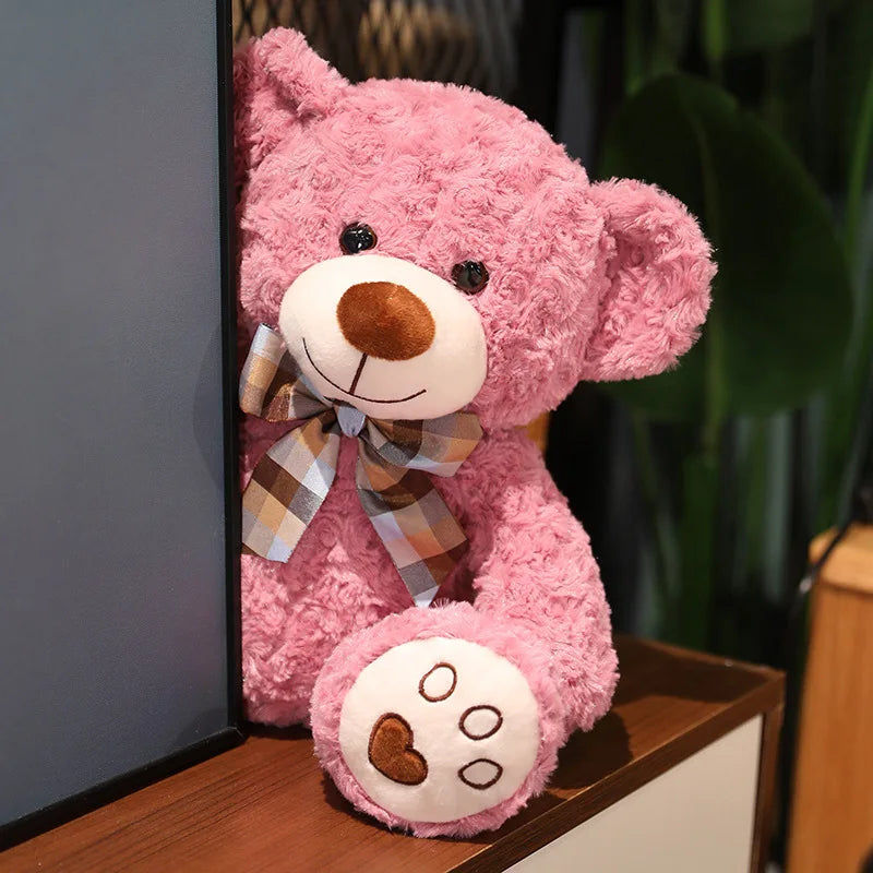 Orso Peluche Con Papillon Kawaii 35 50 60 Cm Cuscino Morbido Per Bambini Ragazze Regalo Perfetto Per Bimbi E Ragazze