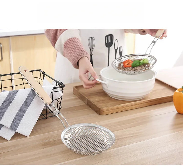 Cucchiaio Per Schiumarola A Maglia Fine In Acciaio Inox Per Colino Spaghetti E Tagliatelle