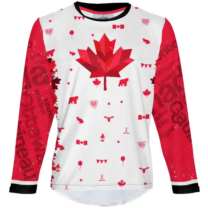 Maglia Da Ciclismo Uomo A Maniche Lunghe Per MTB Fuoristrada Enduro Downhill Abbigliamento Sportivo Per Corse Su Strada