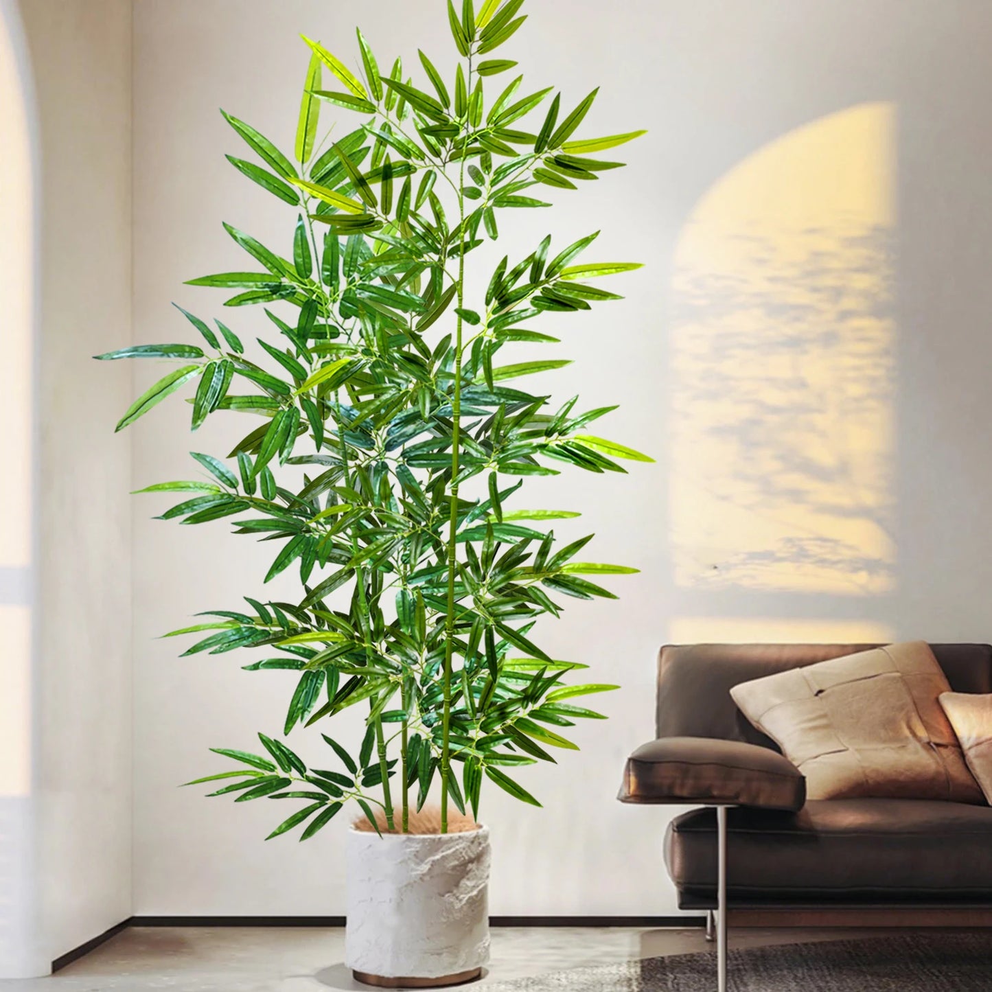 Foglie Di Bambù Artificiali Verdi Da 120 180 240 Cm Piante Di Rami Finti Per Casa E Uffici Commerciali