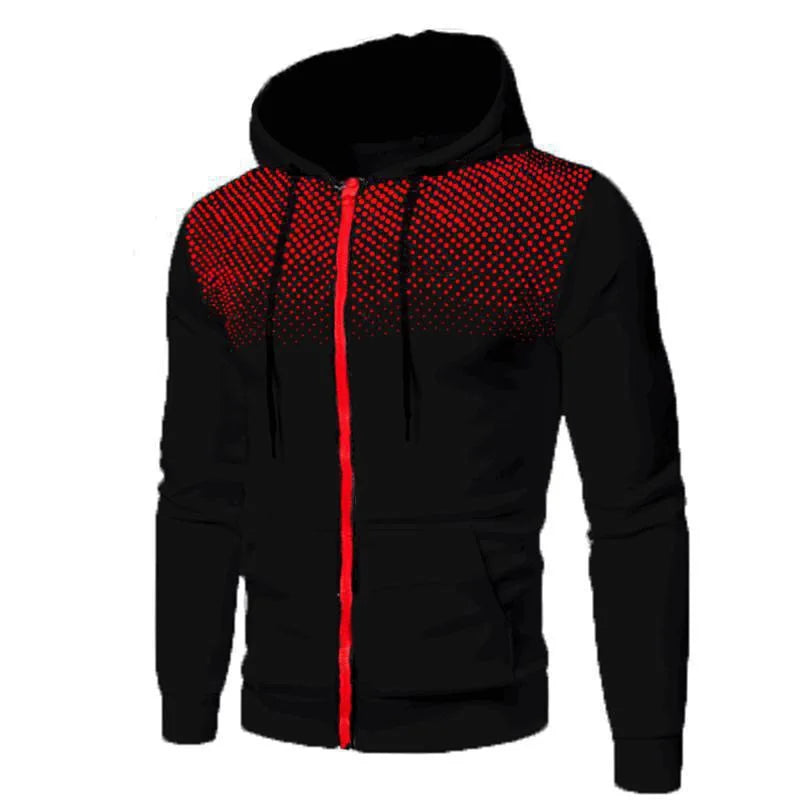 Felpa Con Cappuccio E Cerniera Da Jogging Uomo Autunno Inverno 2025 Abbigliamento Sportivo