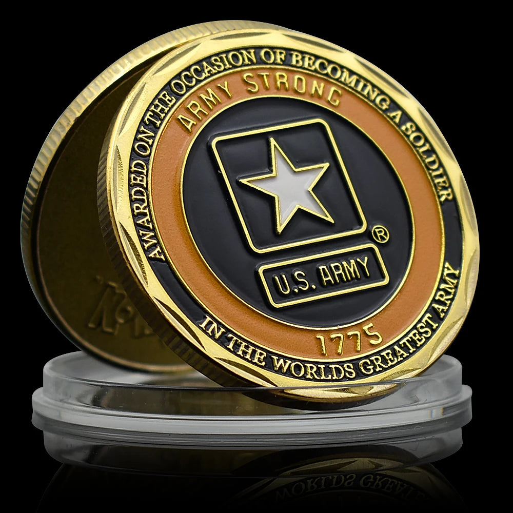 Moneta Commemorativa Dell Esercito Degli Stati Uniti 1775 Nella Grande Collezione Regali All'ingrosso Personalizzati