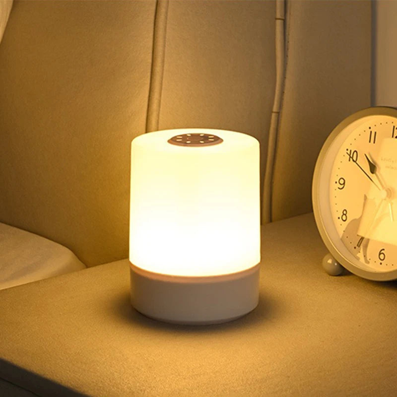 Luci notturne a LED da comodino Ricarica dimmerabile Lampade da notte da tavolo Camera da letto Illuminazione da comodino Decorazione Lampade da tavolo a LED da lettura touch