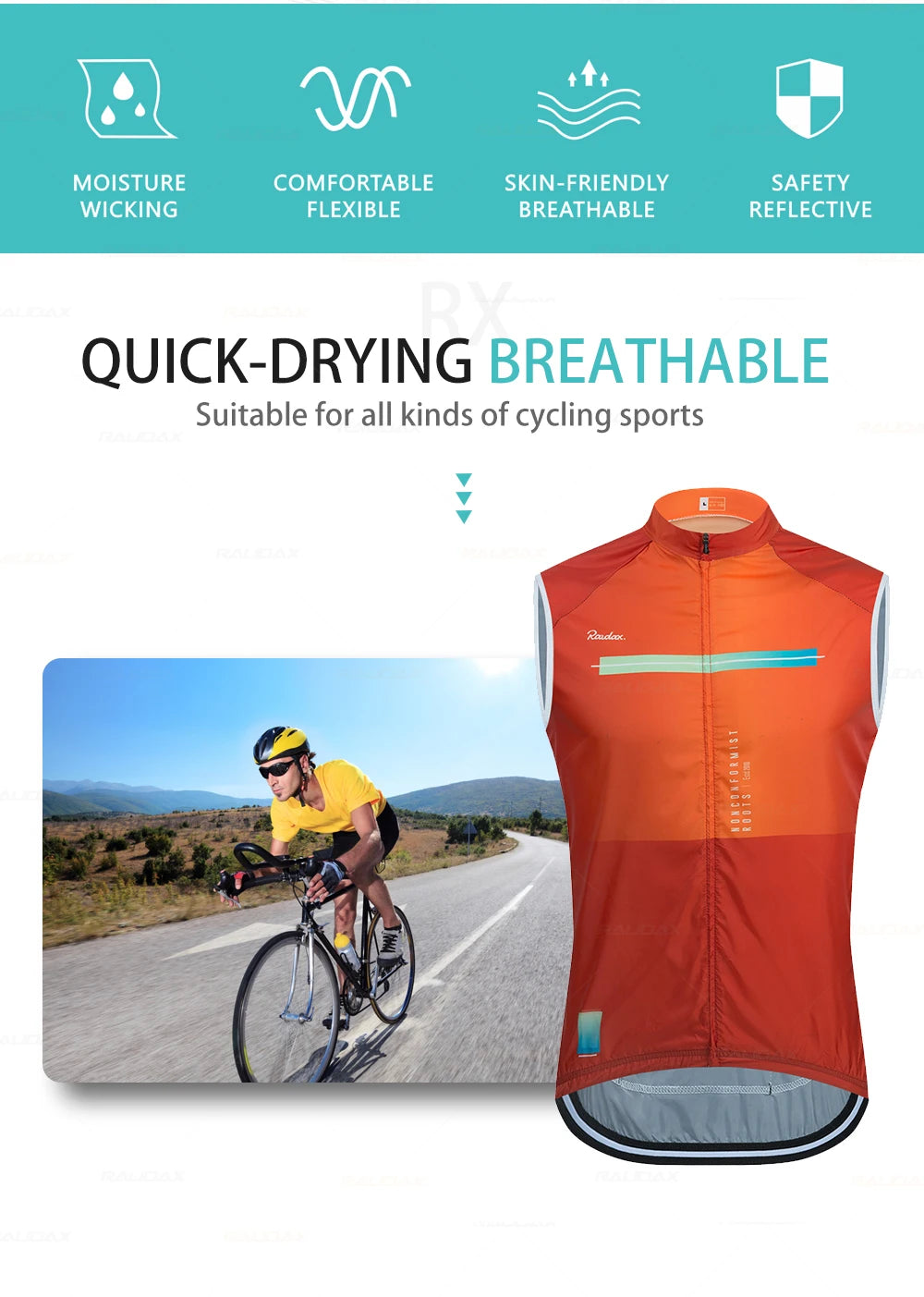 Maglia Da Ciclismo In Rete Nera Senza Maniche Traspirante Antivento Gilet Per Bicicletta