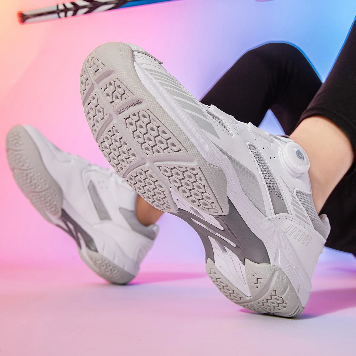 Scarpe Da Badminton Professionali Uomo Donna Antiscivolo Blu Per Tennis Palestra All Aperto Sneakers