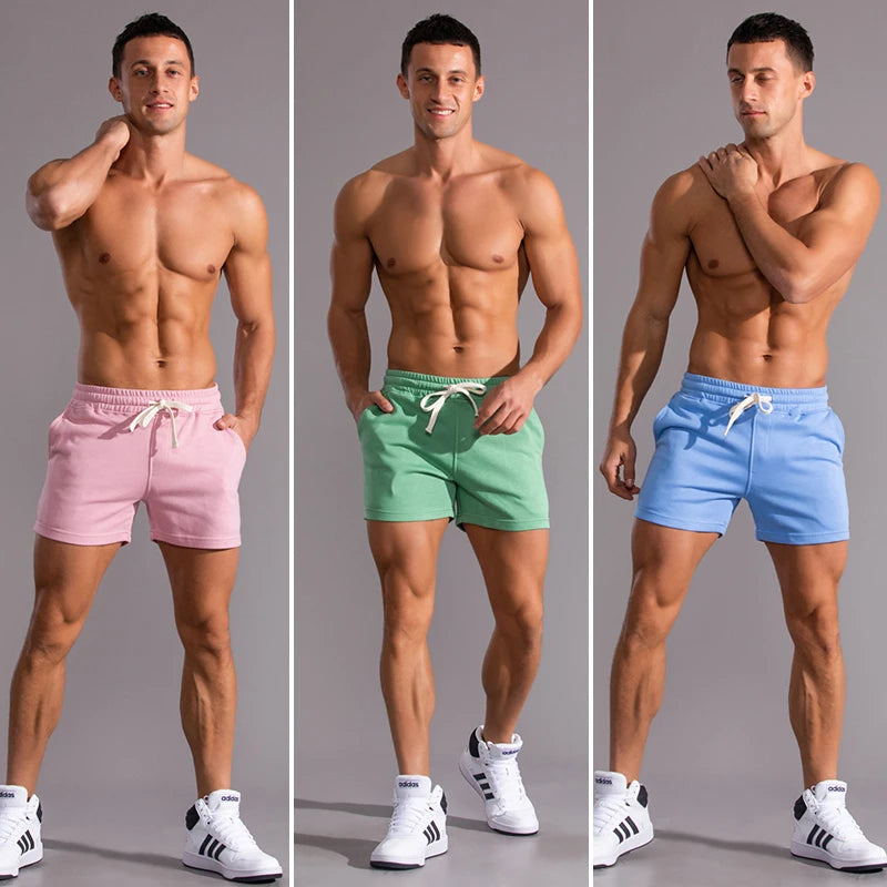 Pantaloncini Sportivi Casual Da Uomo In Cotone Con Tasche E Asciugatura Rapida Per Palestra Jogging Running Spiaggia 4XL