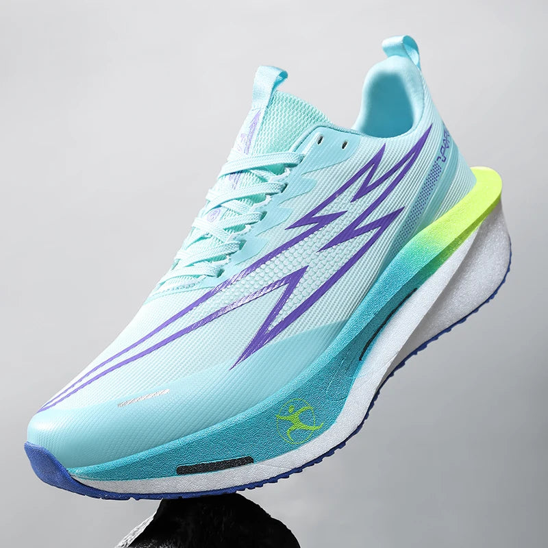 Scarpe sportive da uomo Scarpe da corsa con piastra in carbonio Scarpe da ginnastica da maratona maschili Scarpe da allenamento per atletica ammortizzanti da corsa per donna