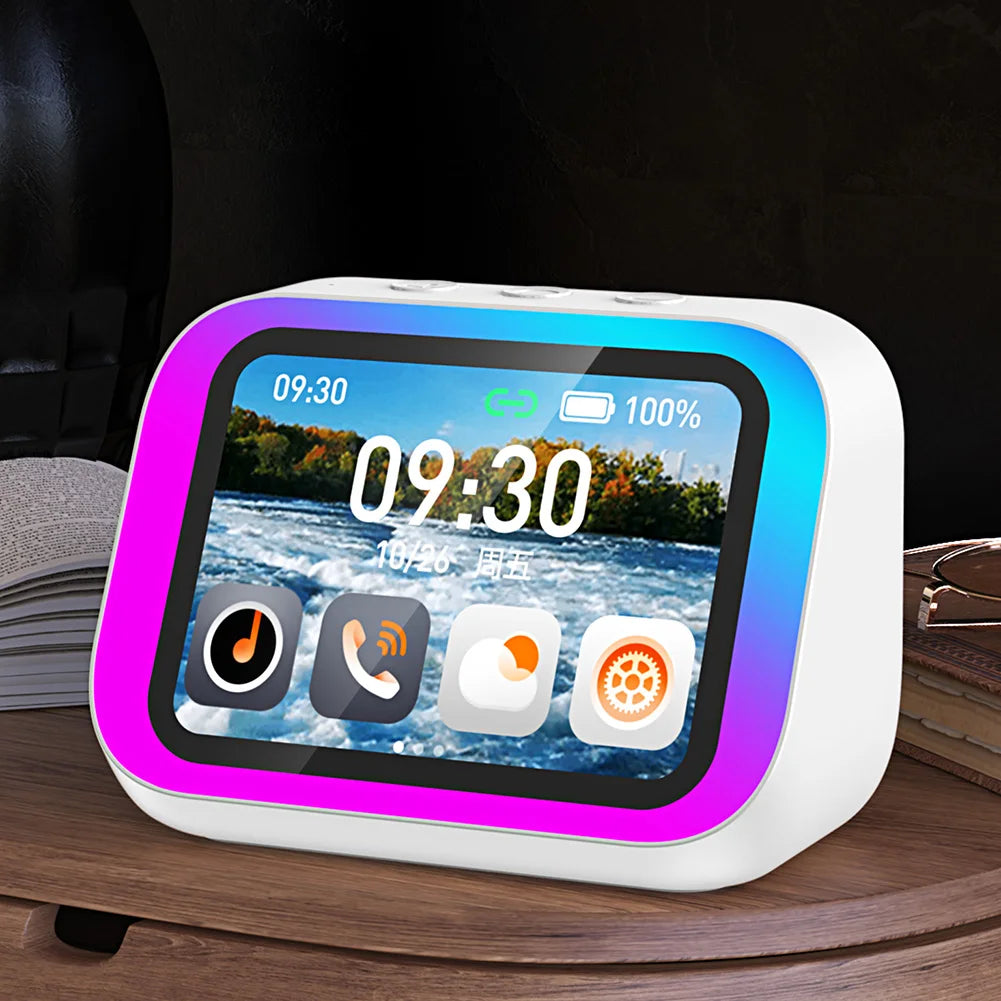 Altoparlante Bluetooth Portatile Con Sveglia E Assistente Vocale Per Camera Da Letto Con App Integrata