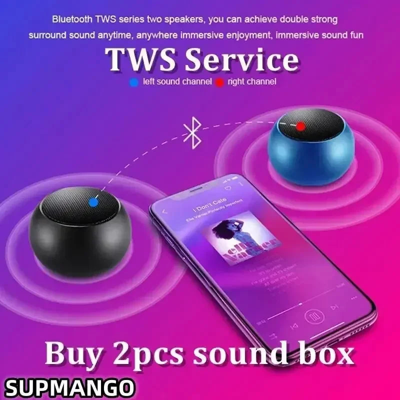 M3 Flash Altoparlante Bluetooth Senza Fili Portatile Esterno Mini Subwoofer Pesante in Metallo