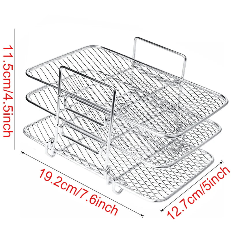 Griglia In Metallo Per Friggitrice Ad Aria E Forno Compatibile Con Cosori Vortex Gourmia Foodi Accessori