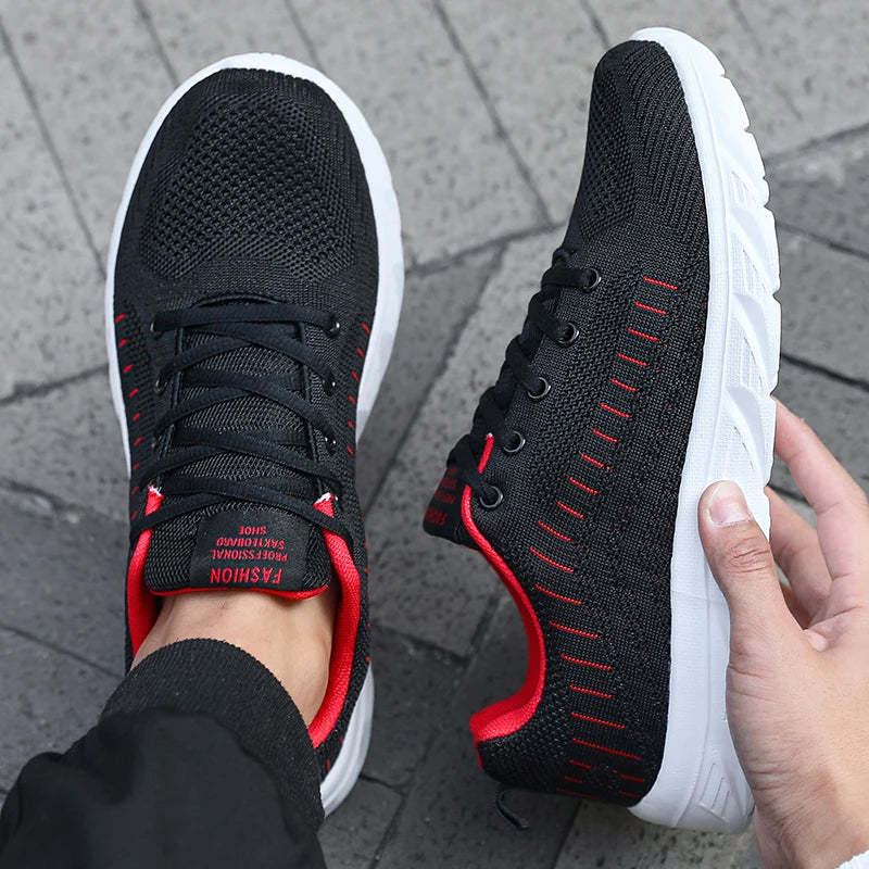 Scarpe Da Ginnastica Uomo Traspiranti Esterno 2025 Scarpe Sportive Casual Da Corsa Con Suola Morbida Antiscivolo Mesh