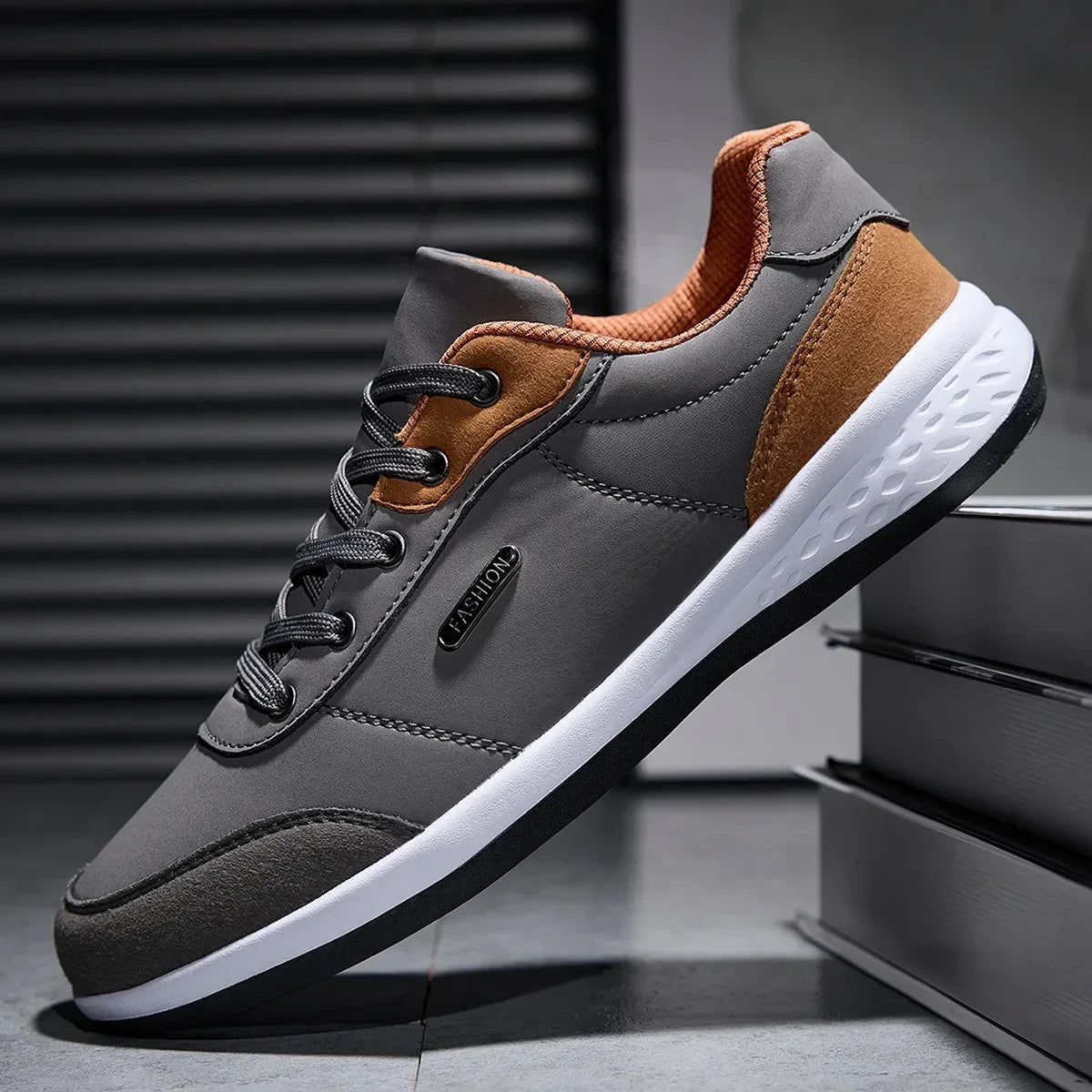 Scarpe Da Uomo Impermeabili Primavera Autunno Sneakers Da Passeggio In Pelle Antiscivolo Per Tempo Libero