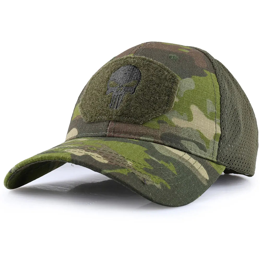 Cappello Da Baseball Universale Per Uomo E Donna Traspirante Protezione Solare Berretto Sportivo All Aperto Con Teschio