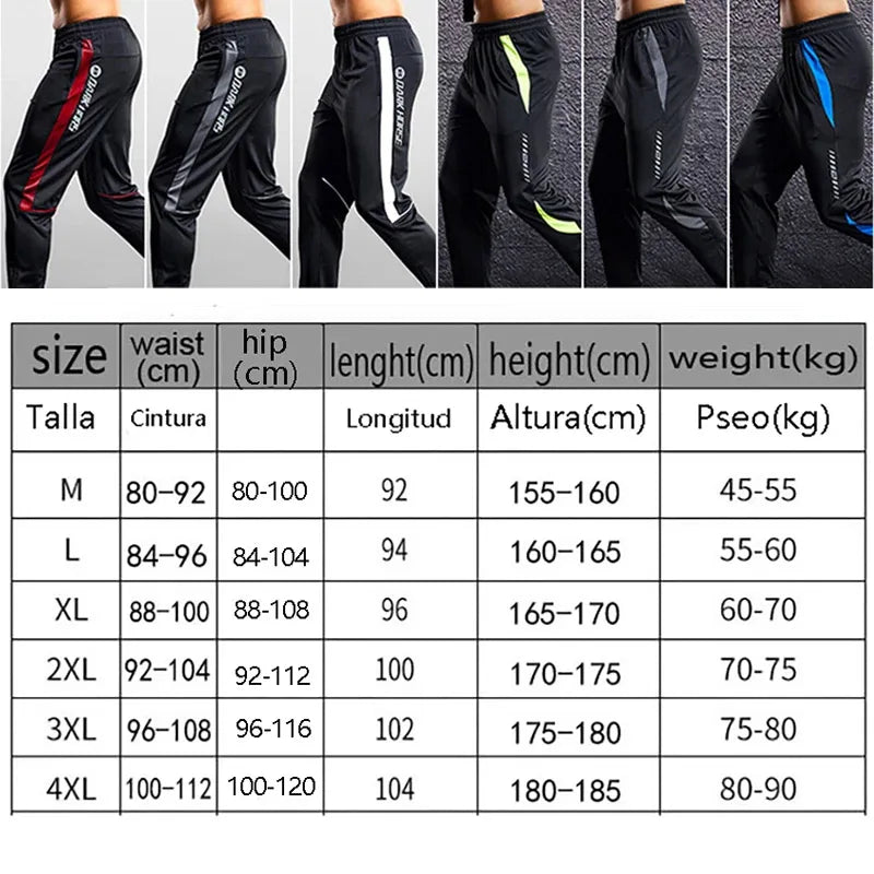 Pantaloni Sportivi Da Uomo Con Tasche Con Cerniera Per Corsa Allenamento Calcio Fitness In Poliestere Modello A102