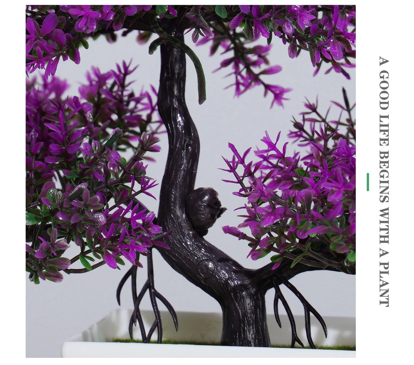 Piante Artificiali Bonsai Piccolo in Vaso Decorazioni per Casa Hotel Giardino Tavolo Fiore Finto