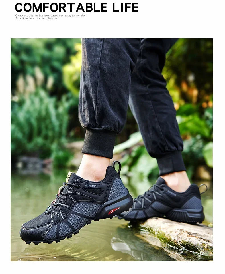 Scarpe Da Trekking Per Uomo Con Lacci Scarpe Da Montagna Per Escursionismo E Ciclismo Leggere E Resistenti