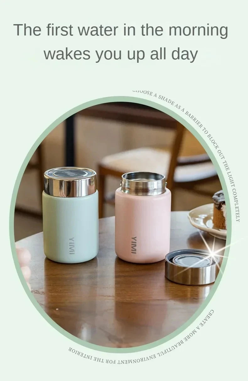 Bottiglia Termica Mini 230 Ml Acciaio Inox 316 Con Isolamento A Vuoto Portatile Per Viaggiare Caffè E Tè Caldi O Freddi
