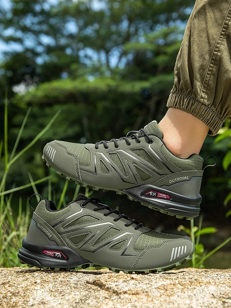 Scarpe Da Trekking Da Uomo Impermeabili Antiscivolo Per Tutti I Terreni Campeggio Allenamento Ciclismo