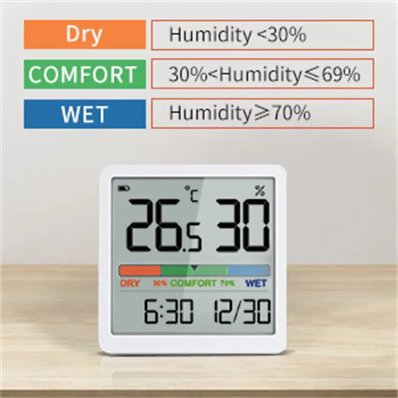 Noklead Misuratore Umidità Temperatura Interna Termometro Digitale LCD Igrometro Stazione Meteo Monitor Intelligente