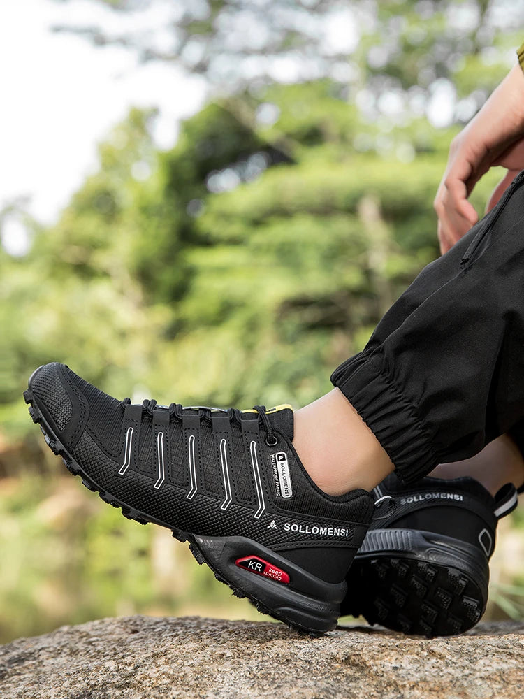 Scarpe Da Trekking Uomo Traspiranti In Rete Antiscivolo Per Terreni Misti All Aperto Resistente All Usura Esterni