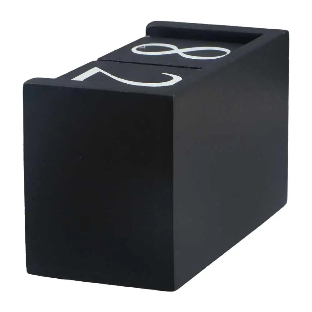 Calendario Perpetuo In Legno MDF Con Blocchi Eterni Display Mensile Stile Pastorale Per Ufficio E Casa Decorativo