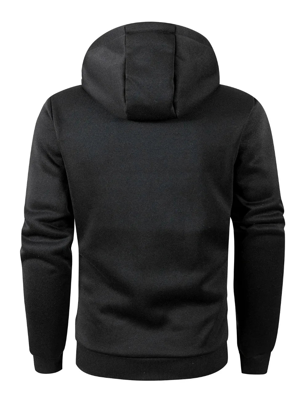 Felpe Con Cappuccio Da Uomo Autunnali Giacca Con Cerniera Maniche Lunghe Tinta Unita Sportivo Da Esterno Slim Fit
