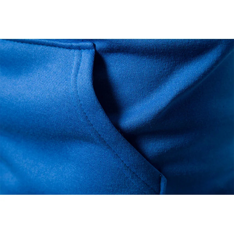 Tuta Da Uomo Set Abbigliamento Sportivo Con Cappuccio Cerniera Felpa Pantaloni Da Corsa Per Allenamento