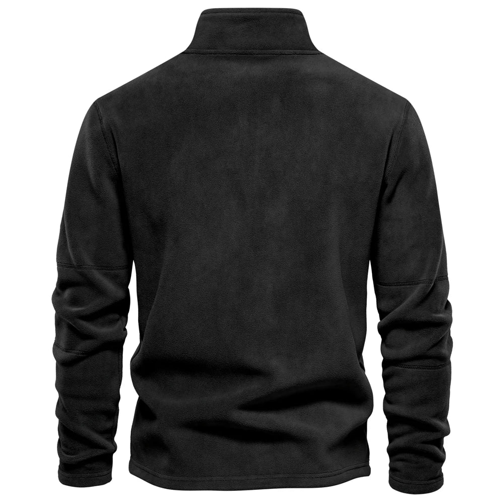 Giacca In Pile AIOPESON Per Uomo Caldo Premium Con Cerniera E Collo Rovesciato Soft Shell
