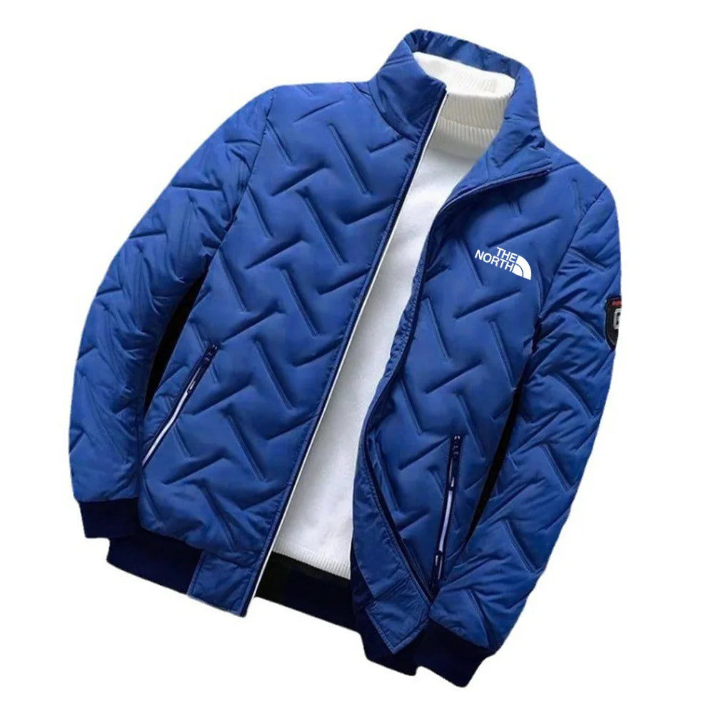 Piumino In Cotone Da Uomo 2026 Nuova Moda Autunno Inverno Giacca Corta Imbottita Con Collo Alto Casual Senza Cappuccio