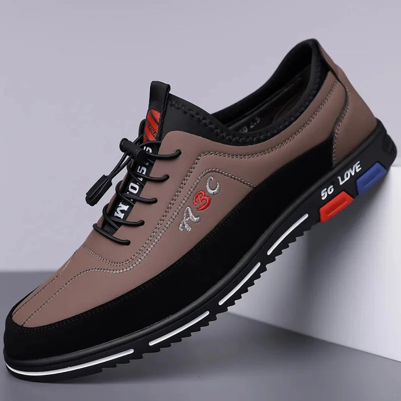 Scarpe Da Uomo Extra Large In Pelle Con Fondo Morbido Primavera Autunno Nuovo Stile 46 47 48 Suola In Gomma Impermeabile