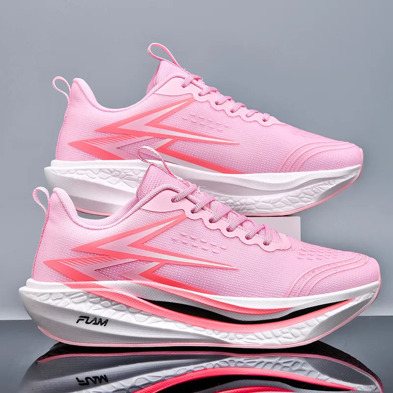 Scarpe Da Corsa Maratona Traspiranti Leggere Con Piastra Carbonio Antiscivolo Sneakers Atletiche Uomo Donna
