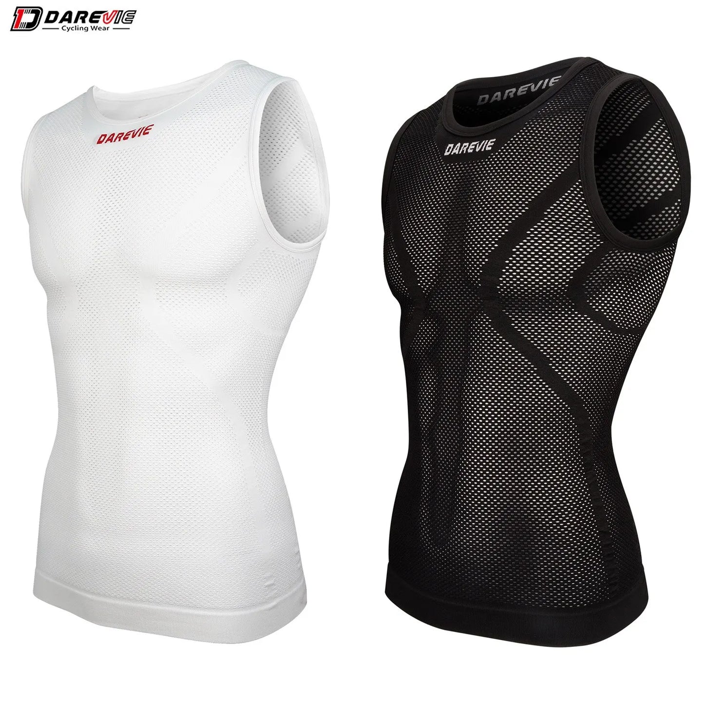 Canotta Base Layer Ciclista Traspirante Compressione Leggera Senza Soluzione Di Continuità Unisex Allenamento Ciclismo